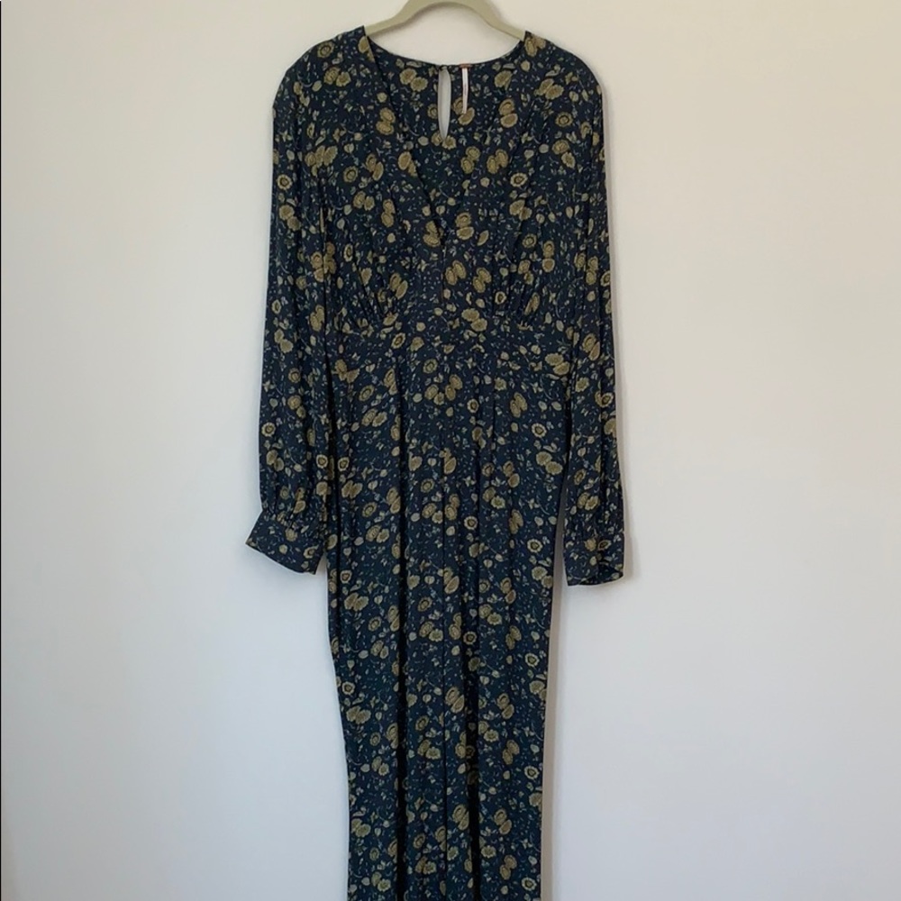 Free People Floral Jumpsuit